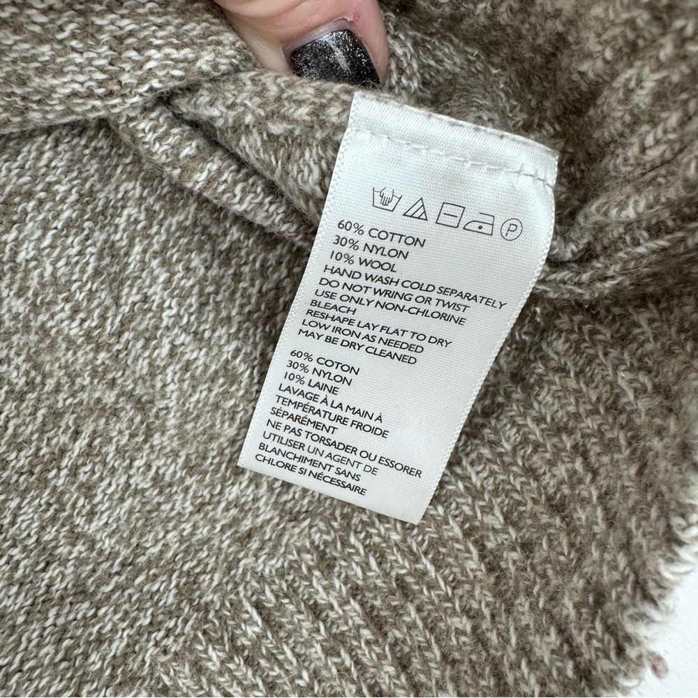 O’Hanlon Mills Fair Isle Sweater Wool Blend Nordic Knit Gray Women’s M - Picture 4 of 10